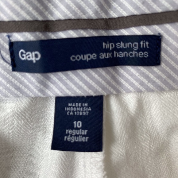 Gap hip slung fit white pants - Picture 4 of 4